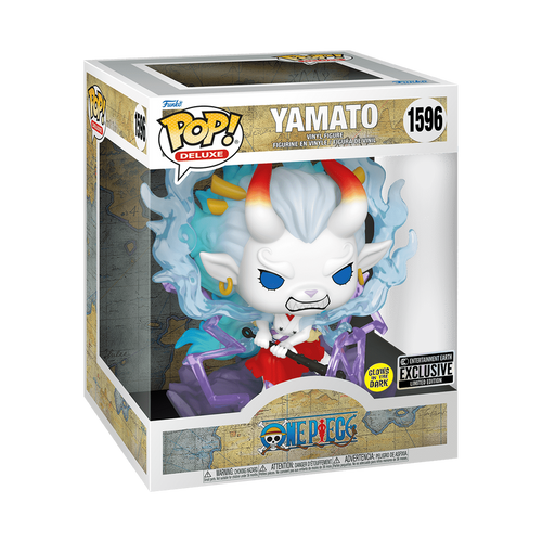 Funko Pop! Deluxe: One Piece - Yamato Man-Beast Form Glow-in-the-dark #1596 Entertainment Earth Exclusive