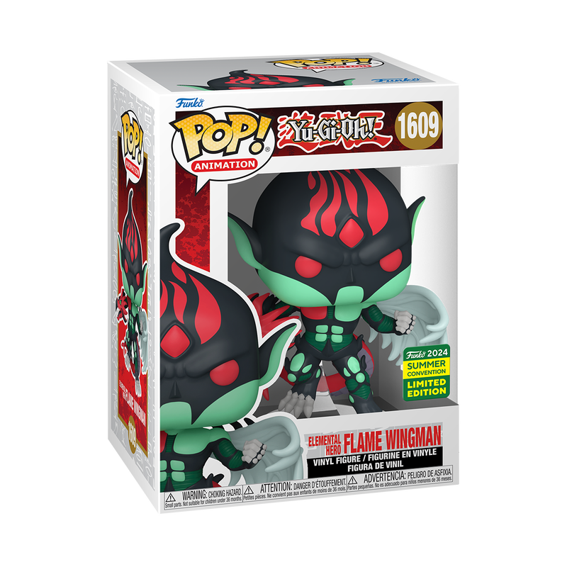 Funko Pop! Animation: Yu-Gi-Oh! - Elemental Hero Flame Wingman #1609 2024 Summer Convention