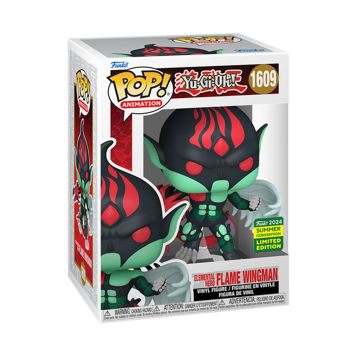 Funko Pop! Animation: Yu-Gi-Oh! - Elemental Hero Flame Wingman #1609 2024 Summer Convention