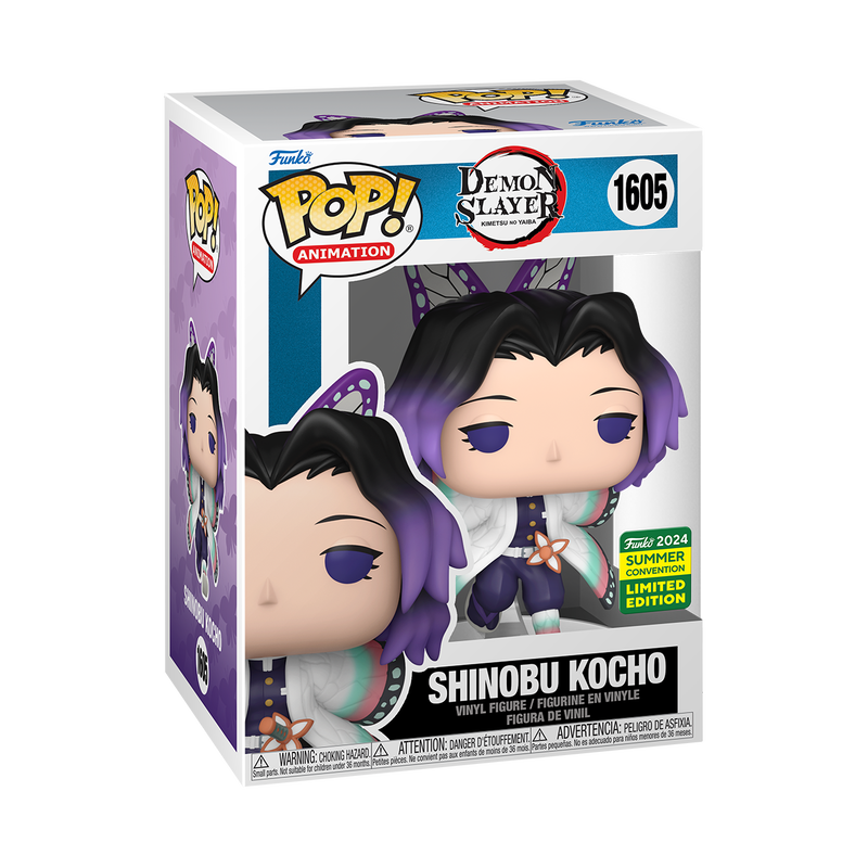 Funko Pop! Animation: Demon Slayer - Shinobu Kocho #1605 2024 Summer Convention