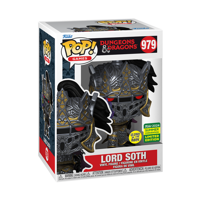 Funko Pop! Games: Dungeons & Dragons - Lord Soth #979 Glow-in-the-dark 2024 Summer Convention