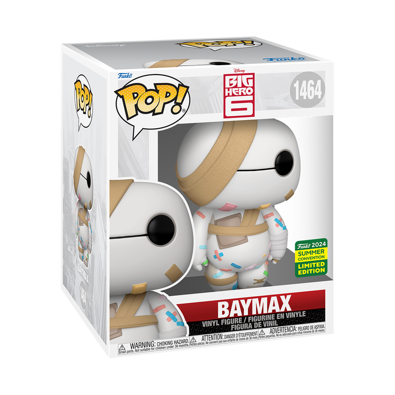 Funko Pop! Super Disney: Big Hero 6 - Baymax With Bandages #1464 2024 Summer Convention