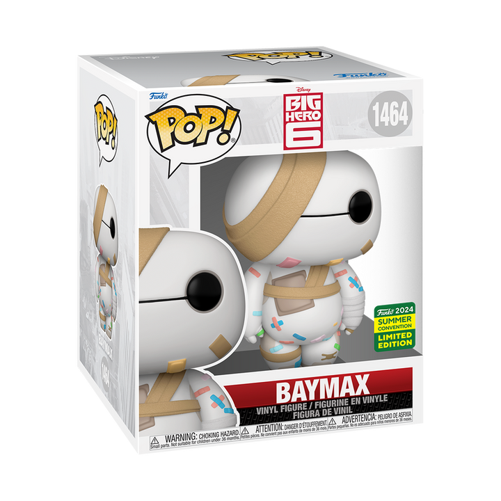 Funko Pop! Super Disney: Big Hero 6 - Baymax With Bandages #1464 2024 Summer Convention