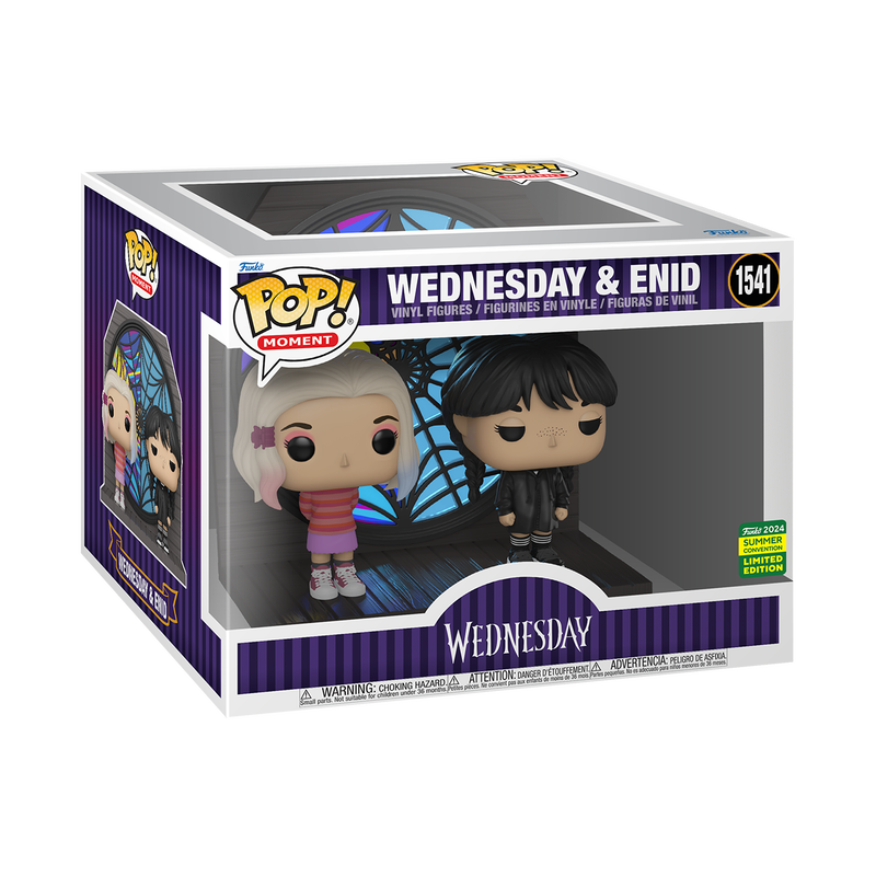 Funko Pop! Moment: The Addams Family - Enid Sinclair & Wednesday Addams #1541 2024 Summer Convention