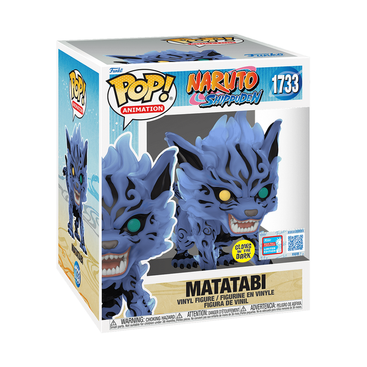 Funko Super Pop! Animation: Naruto Shippuden - Matatabi Glow-in-the-dark #1733 2024 Fall Convention Exclusive