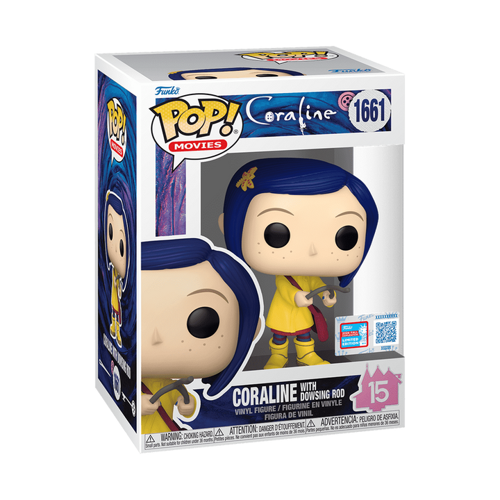 Funko Pop! Movies: Coraline - Coraline With Dowsing Rod #1661 2024 Fall Convention Exclusive