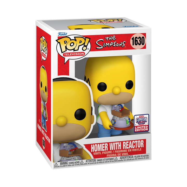 Funko Pop! Television: The Simpsons - Homer with Reactor #1630 2024 FunKon London