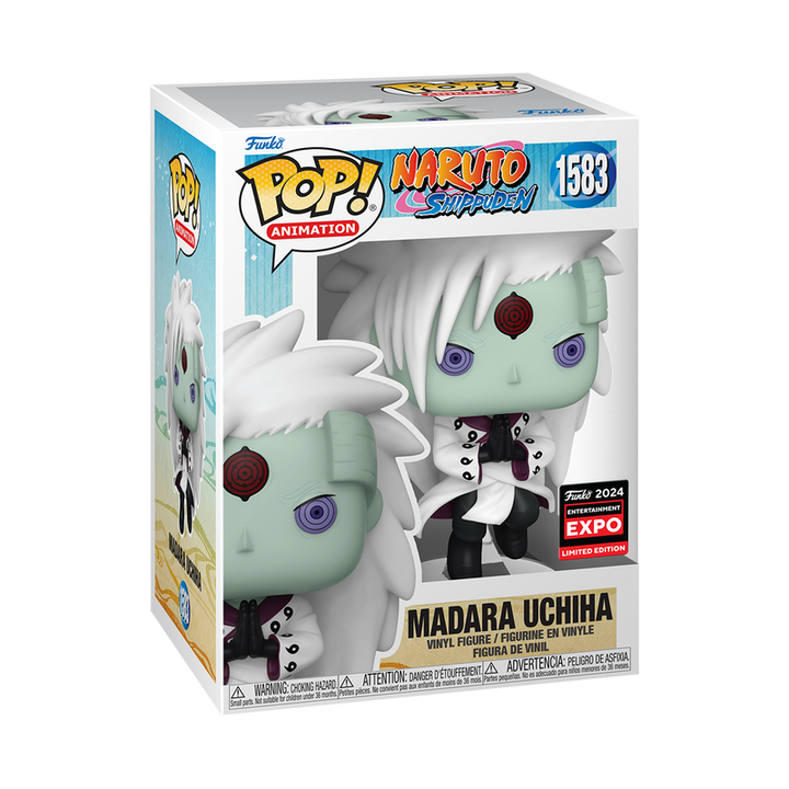 Funko Pop! Animation: Naruto Shippuden - Madara Uchicha with Rinnegan and Sharingan 2024 Limited Edition Entertainment Expo Shared Exclusive