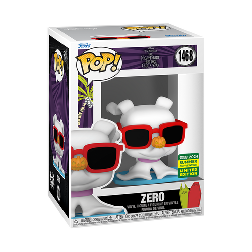 Funko Pop! The Nightmare Before Christmas - Zero With Sunglasses #1468 2024 Summer Convention