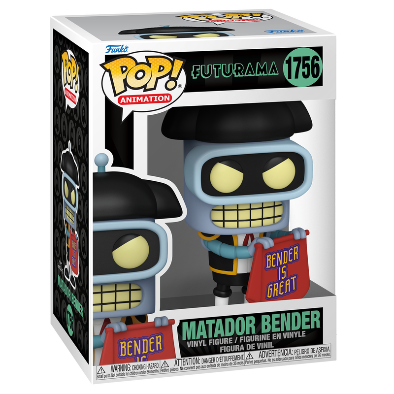 Funko Pop! Animation: Futurama - Matador Bender #1756