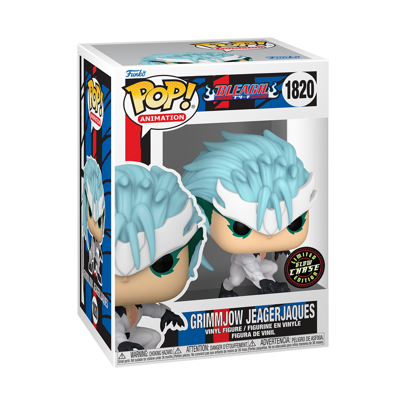 Funko Pop! Animation: Bleach - Grimmjow Jeagerjaques Glow-in-the-dark Chase #1820