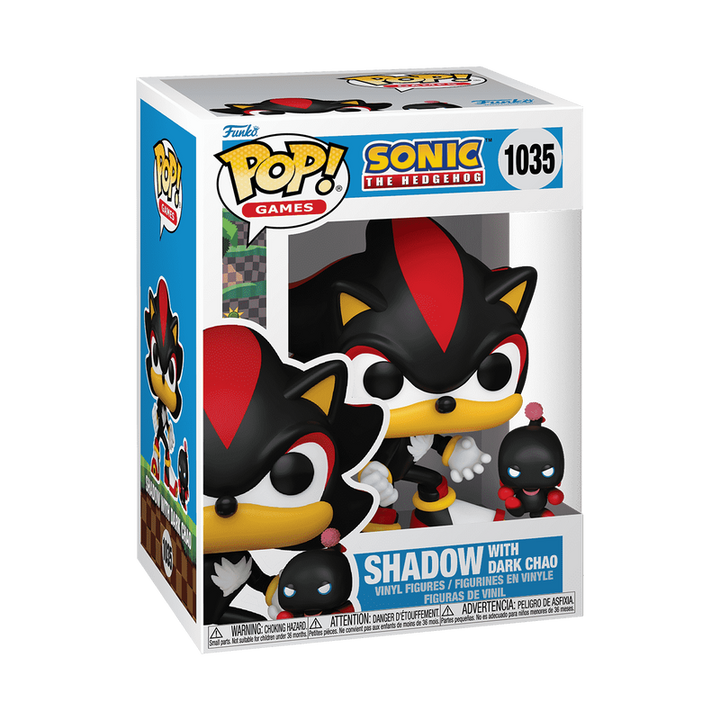 Funko Pop! & Buddy Games: Sonic The Hedgehog - Shadow with Dark Chao #1035