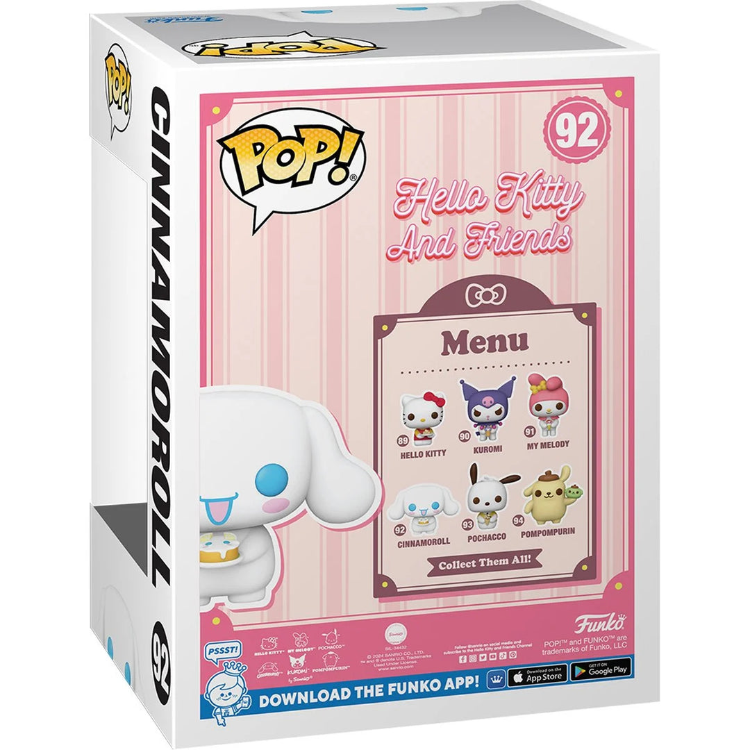 Funko Pop! Hello Kitty and Friends - Cinnamoroll with Dessert #92