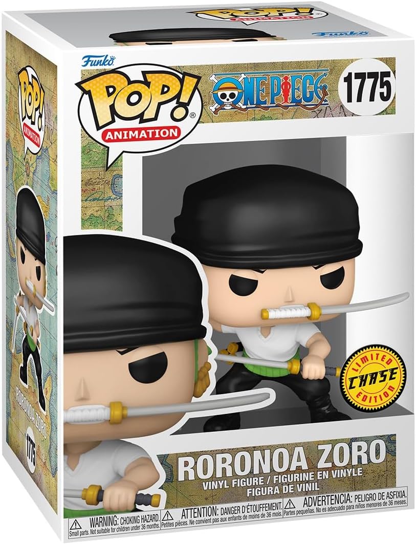 Funko Pop! Animation: One Piece - Roronoa Zoro Three Sword Style Chase #1775