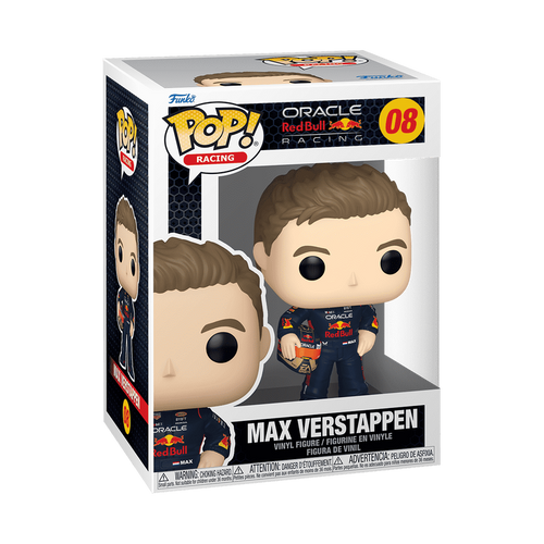 Funko Pop! Racing: Oracle Red Bull Racing - Max Verstappen with Helmet #08