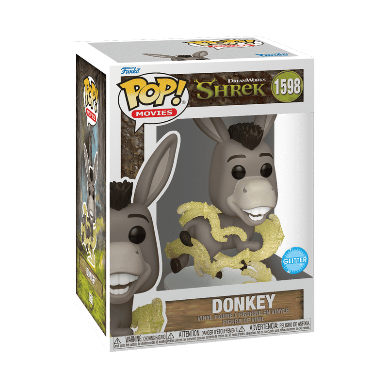 Funko Pop! Movies: Shrek 30th Anniversary - Donkey Glitter #1598