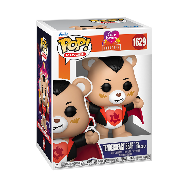 Funko Pop! Movies: Care Bears X Monsters - Tenderheart Bear as Dracula #1629