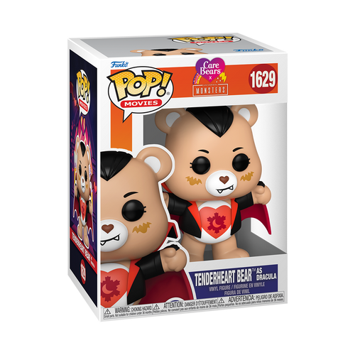 Funko Pop! Movies: Care Bears X Monsters - Tenderheart Bear as Dracula #1629