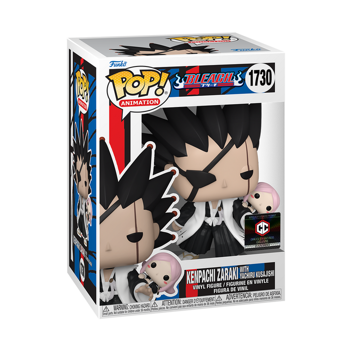 Funko Pop! Animation: Bleach - Kenpachi Zaraki with Yachiru Kusajishi #1730 Chalice Collectibles Exclusive