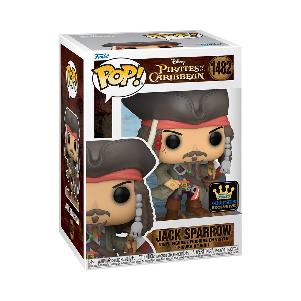 Funko Pop! Disney: Pirates of the Caribbean - Captain Jack Sparrow Opening #1482 Specialty Series