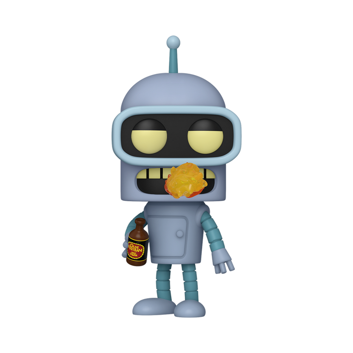 Funko Pop! Animation: Futurama - Bender Burping Glow-in-the-dark Chase #1757 Specialty Series Exclusive