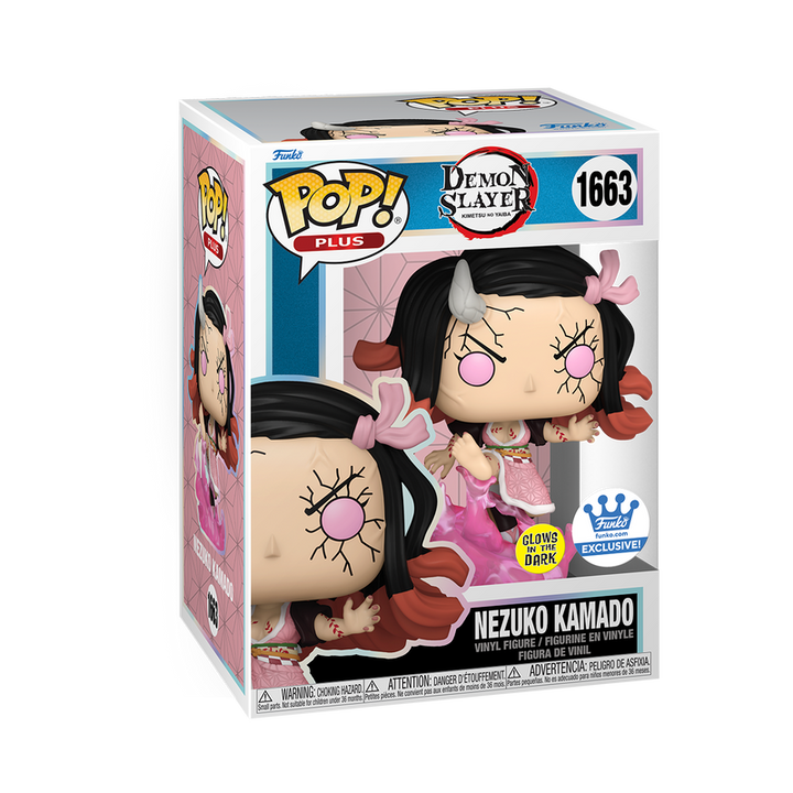 Funko Pop! Plus: Demon Slayer: Kimetsu no Yaiba - Nezuko Kamado Blood Demon Art Glow-in-the-dark #1663 Shop Exclusive