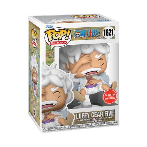 Funko Pop! Animation: One Piece - Monkey D. Luffy Gear Five Laughing #1621 GameStop Exclusive