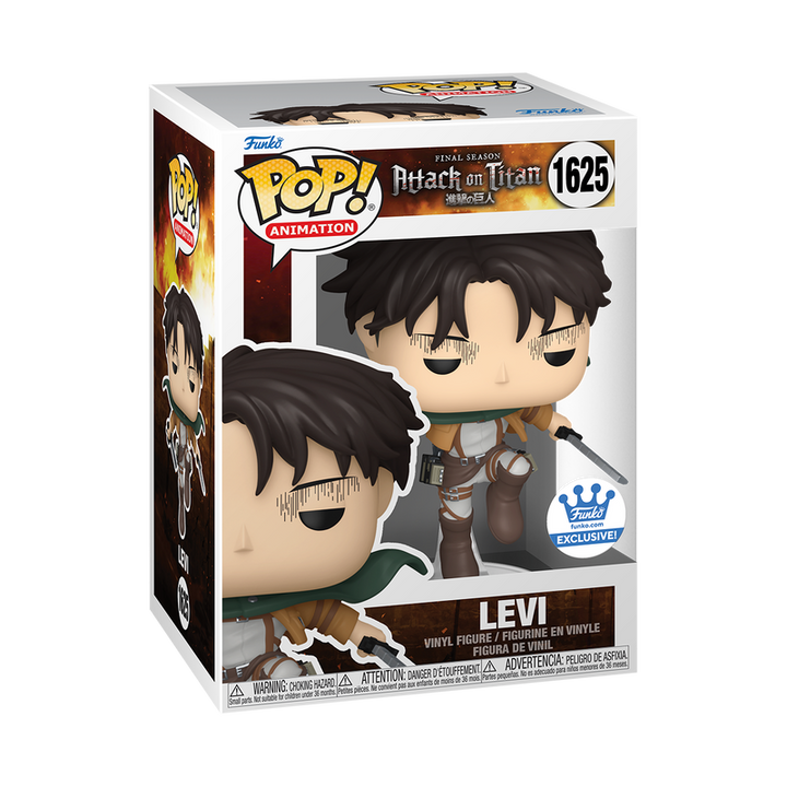 Funko Pop! Animation: Attack On Titan - Levi Ackermann With Swords #1625 Shop Exclusive