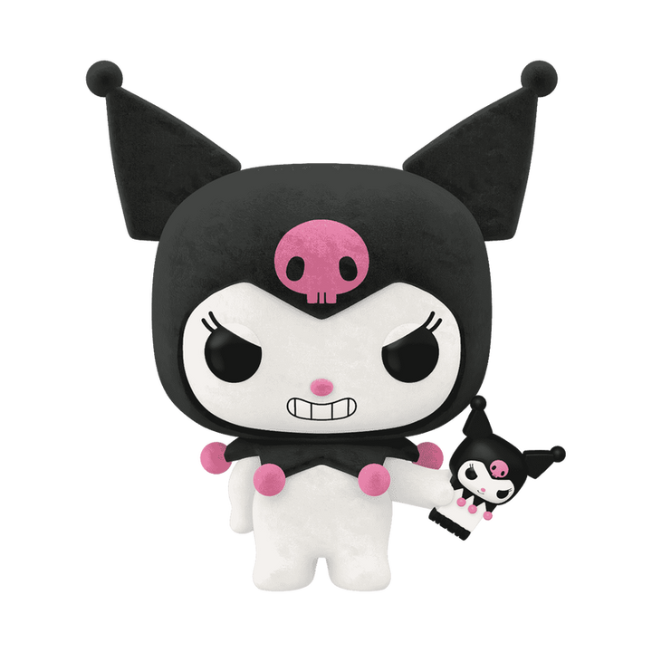 Funko Pop! Sanrio: Kuromi - Kuromi with Phone Flocked Chase #88 Brad's Toys & Collectibles Exclusive