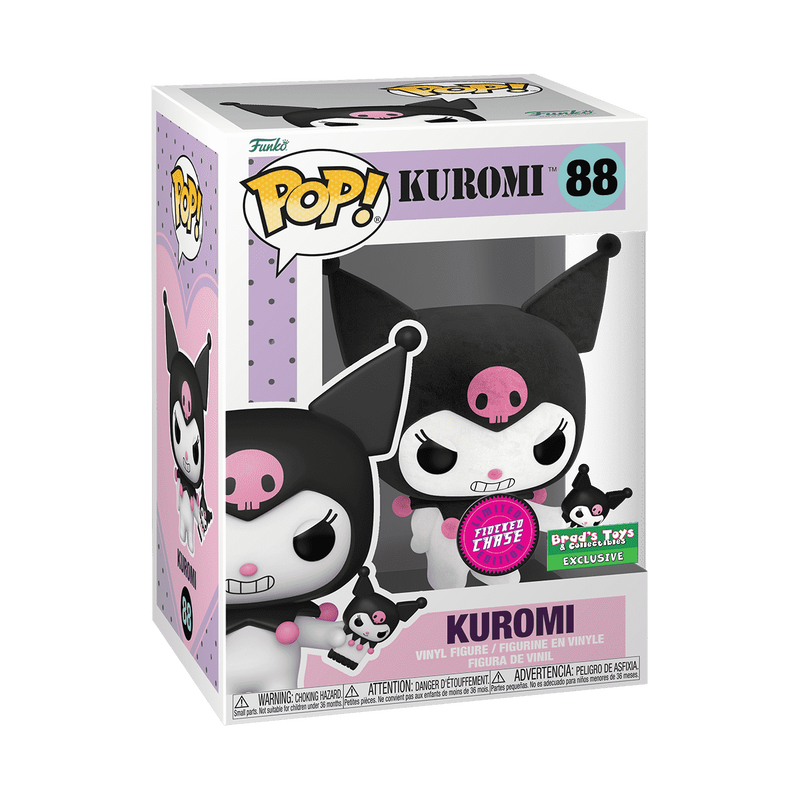 Funko Pop! Sanrio: Kuromi - Kuromi with Phone Flocked Chase #88 Brad's Toys & Collectibles Exclusive