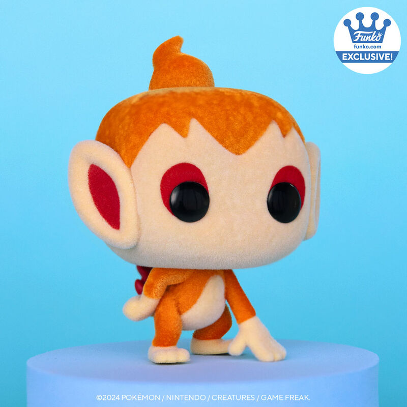 Funko Pop! Games: Pokemon - Chimchar Flocked #963 Shop Exclusive