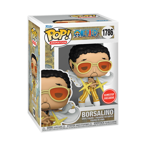 Funko Pop! Animation: One Piece - Admiral Kizaru Borsalino #1786 GameStop Exclusive