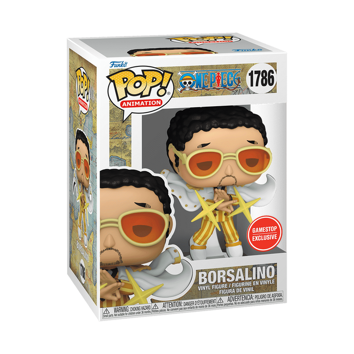 Funko Pop! Animation: One Piece - Admiral Kizaru Borsalino #1786 GameStop Exclusive