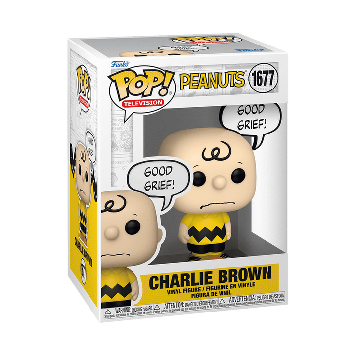 Funko Pop! Television: Peanuts - Charlie Brown Good Grief! #1677