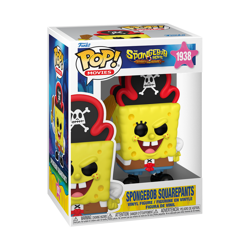Funko Pop! Movies: The SpongeBob Movie: Search for SquarePants - SpongeBob SquarePants Pirate #1938