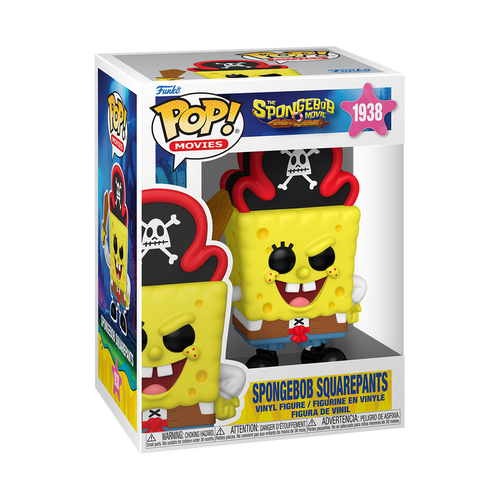 Funko Pop! Movies: The SpongeBob Movie: Search for SquarePants - SpongeBob SquarePants Pirate #1938