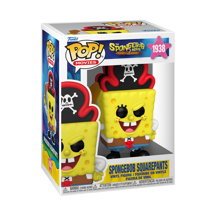 Funko Pop! Movies: The SpongeBob Movie: Search for SquarePants - SpongeBob SquarePants Pirate #1938