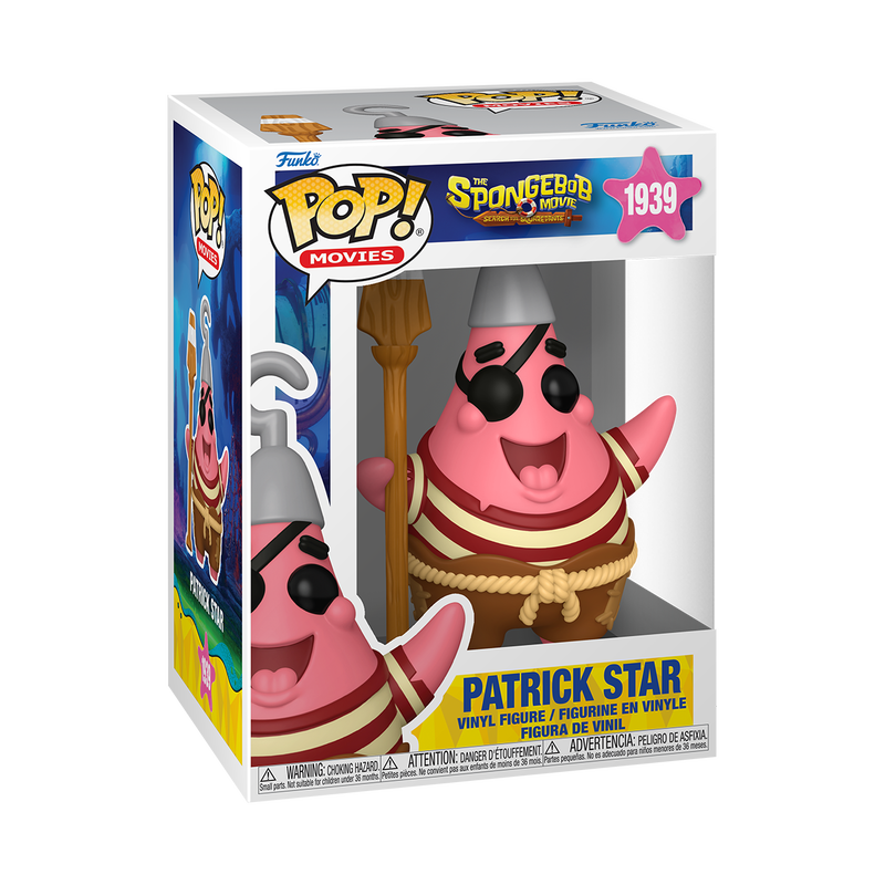 Funko Pop! Movies: The SpongeBob Movie: Search for SquarePants - Patrick Star Pirate #1939