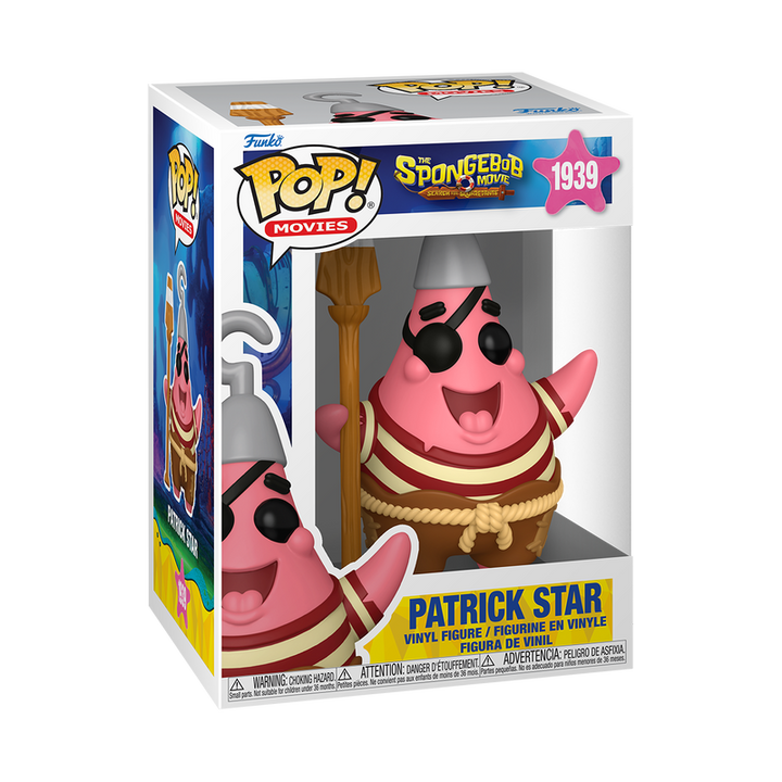 Funko Pop! Movies: The SpongeBob Movie: Search for SquarePants - Patrick Star Pirate #1939