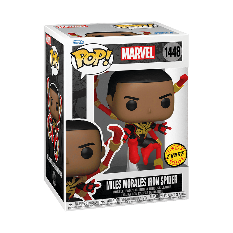 Funko Pop! Marvel: Spider-Man - Miles Morales Iron Spider Without Mask Chase #1448