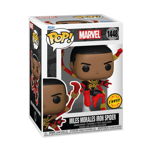 Funko Pop! Marvel: Spider-Man - Miles Morales Iron Spider Without Mask Chase #1448