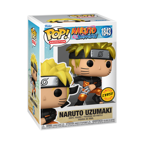 Funko Pop! Animation: Naruto: Shippuden - Naruto Uzumaki with Shuriken Metallic Chase #1843