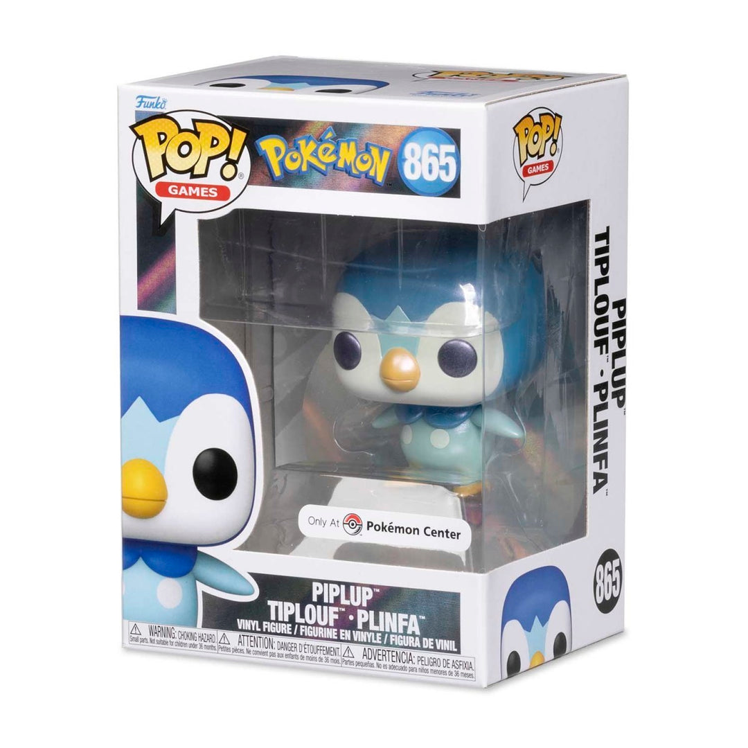 Funko Pop! Games: Pokemon - Piplup Pearlescent #865 Pokemon Center Exclusive