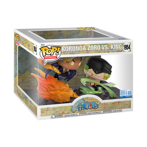 Funko Pop! Moment: One Piece - Roronoa Zoro Vs Unmasked King #1954 GameStop Exclusive