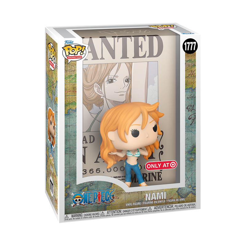 Funko Pop! Poster Animation: One Piece - Nami Wanted #1777 Target Exclusive