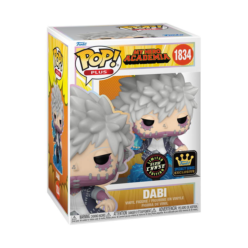 Funko Pop! Plus: My Hero Academia - Dabi Glow-in-the-dark Chase #1834 Specialty Series Exclusive