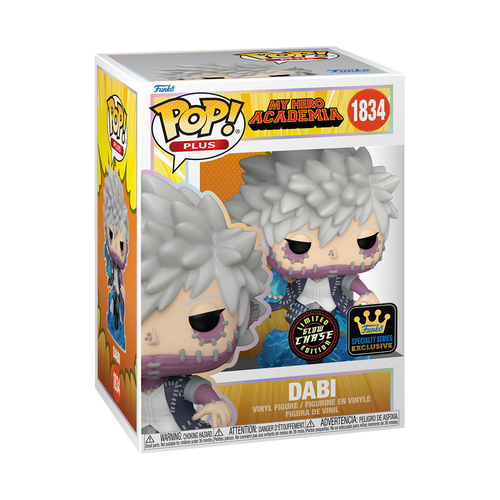 Funko Pop! Plus: My Hero Academia - Dabi Glow-in-the-dark Chase #1834 Specialty Series Exclusive