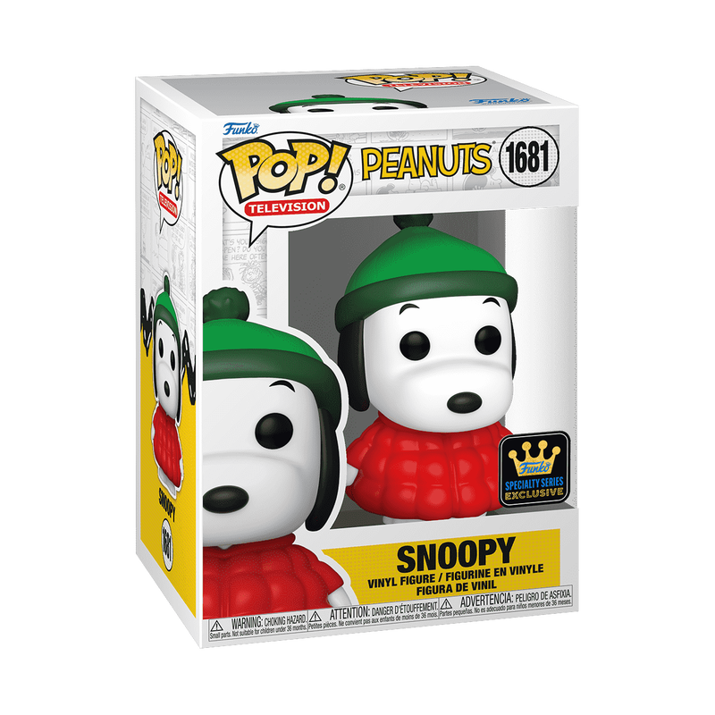 Funko Pop! Television: Peanuts - Snoopy in Puffer Jacket #1681 Specialty Series Exclusive