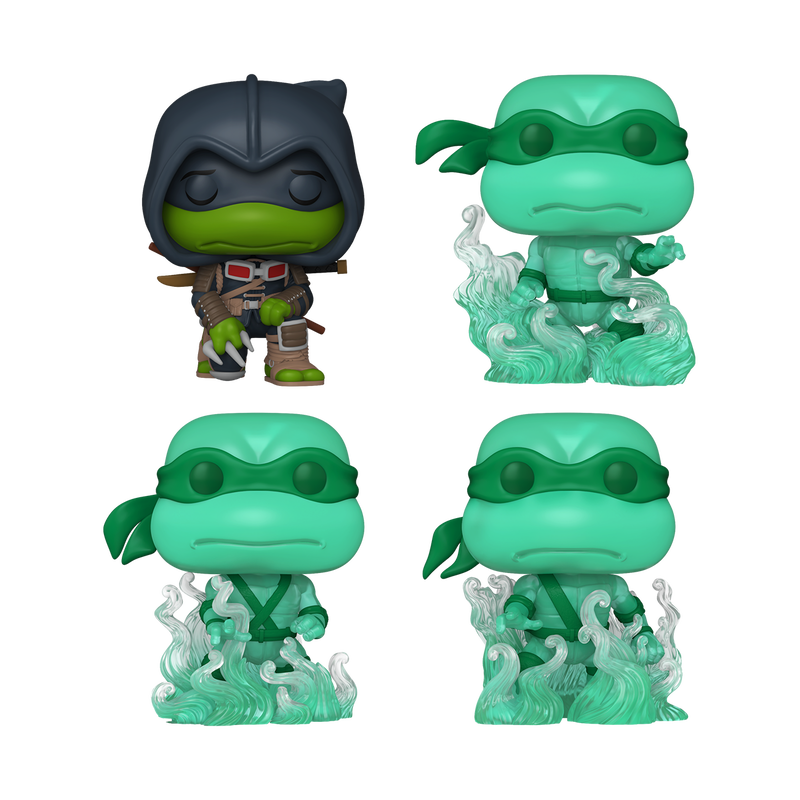 Funko Pop! Comics: Teenage Mutant Ninja Turtles: The Last Ronin - Michelangelo Raphael Leonardo Donatello 4-Pack Amazon Exclusive