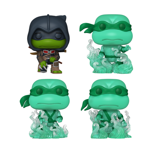 Funko Pop! Comics: Teenage Mutant Ninja Turtles: The Last Ronin - Michelangelo Raphael Leonardo Donatello 4-Pack Amazon Exclusive